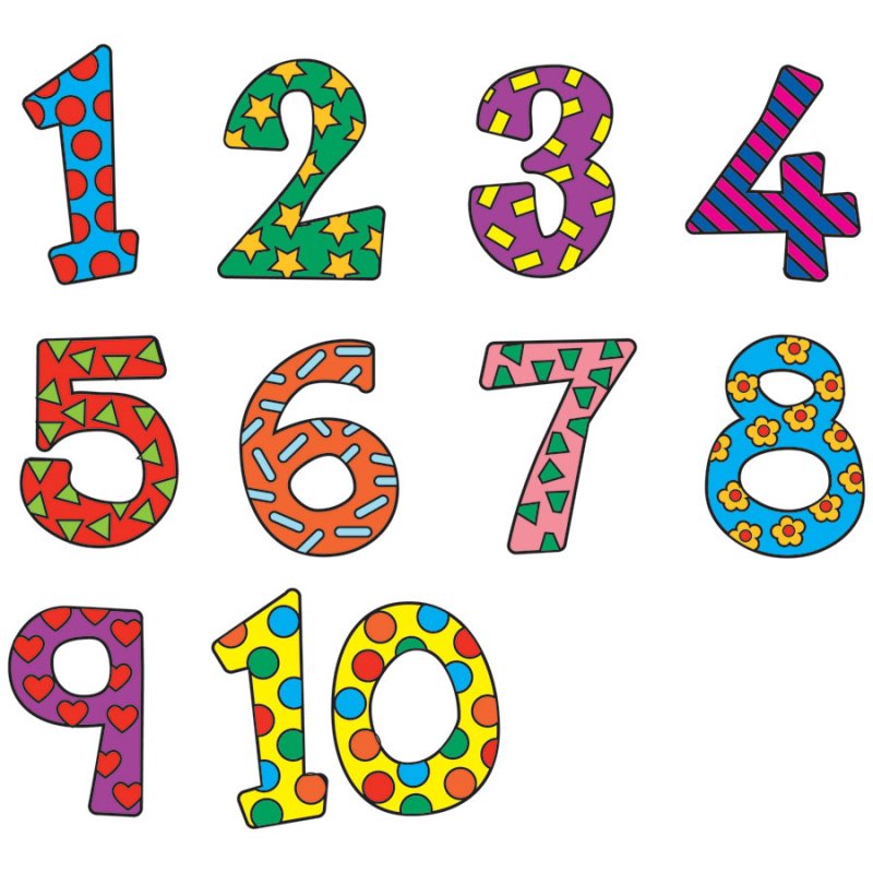 Детские цифры в картинках. Цифры. Красивые цифры. Цветные цифры. Разноцветные цифры.